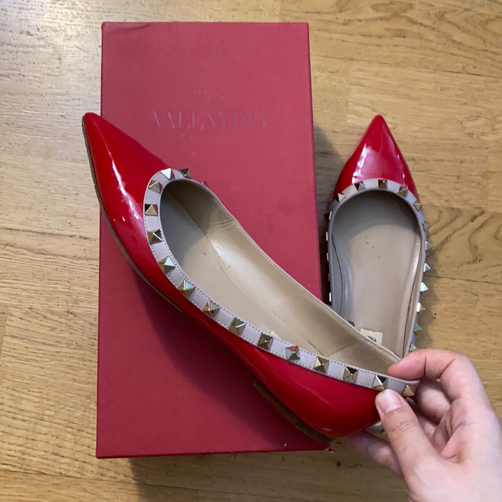 Valentino Flats size 38.5